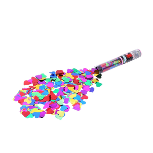 Canon à confettis en forme de tube à prix promotionnel, pour mariage, anniversaire, utilisant un lance-confettis à air comprimé - Product Image 4