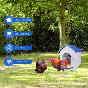 USA Meilleure vente Maisonnette écologique pour animaux <span class=keywords><strong>de</strong></span> compagnie, type cabane, pour 20 poules, utilisation intérieure, en plastique, sans assemblage, toutes saisons - Product Image 2