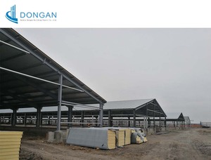 Construcción <span class=keywords><strong>de</strong></span> Naves Agrícolas Prefabricadas <span class=keywords><strong>de</strong></span> Acero a Bajo Costo para Ovejas, Ganado Vacuno, Cabras Lecheras, Aves <span class=keywords><strong>de</strong></span> Corral - Product Image 1