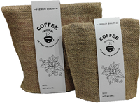 Sacs-cadeaux de luxe café sac de jute sac d'emballage de grains de café écologique 100% pochette cadeau en jute Support personnalisation