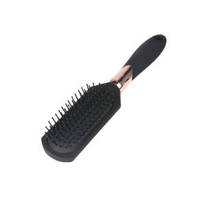 Özel etiket saç fırçası saç düzleştirici fırçalar için düz kıvırcık anti-karışıklığı derisi masaj kuaför tarak berber aracı - Product Image 3