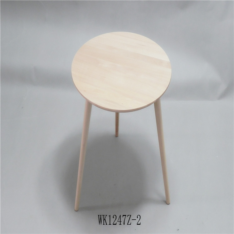 "Moderne Pas Cher en bois de Hêtre table basse ronde table d'appoint S/3 en jeu"