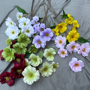 PT-1009 Flor Artificial en Oferta, Amapola de Seda con Aspecto Realista, 6 Cabezas, Rama de Amapola para Arreglos Florales - Product Image 5