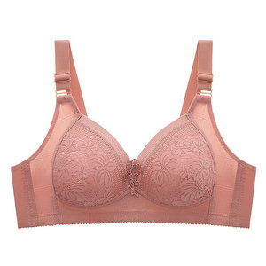 Nouveau <span class=keywords><strong>soutien</strong></span>-<span class=keywords><strong>gorge</strong></span> femme <span class=keywords><strong>grande</strong></span> <span class=keywords><strong>taille</strong></span> <span class=keywords><strong>sans</strong></span> armatures, imprimé floral, en dentelle jacquard tricotée, sexy, push-up, réglable - Product Image 5