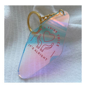 <span class=keywords><strong>No</strong></span> pienses dos veces que está bien, llavero de estilo Retro Motel, llavero de Hotel de habitación acrílico personalizado - Product Image 1