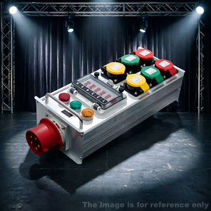 Portable 6-Channel 16A Stage Power Distributor for LED Screens & Lighting Systems Stage power distribution box - Product Image 5