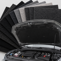 Tissu non tissé écologique imperméable insonorisant aiguilleté 100% polyester, feutre d'isolation acoustique pour intérieur automobile