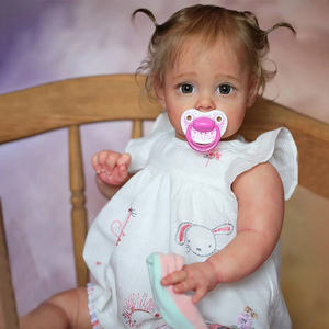 Recién nacido Adorable sonriente vida <span class=keywords><strong>Real</strong></span> hermosa talla grande chica americana peluche Reborn muñecas <span class=keywords><strong>silicona</strong></span> bebé recién nacido Niñ<span class=keywords><strong>a</strong></span> - Product Image 4