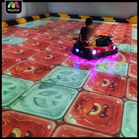 Jeu de karting AR multijoueur compétitif Mayeter avec projecteur, options de 2 à 8 voitures, pour usage commercial en intérieur et aires de jeux pour enfants