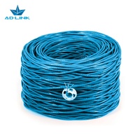 Pares de cables LAN de alta velocidad Cat5e Utp Network Internet Chaqueta de PVC para comunicación