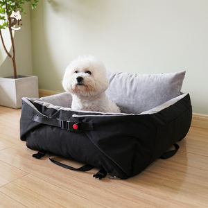 Multifunktion ales Haustier-Schlafs ofa aus massiver Baumwolle Winter autos itz Reise verstellbarer Hochs icherheitsgurt Wasch bare Hunde eimer sitze für kleine - Product Image 6