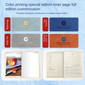 高色値A3ハードカバーノートカスタム卸売インズ学生かわいい水平ラインメモ帳PPカバー学校の執筆 - Product Image 3