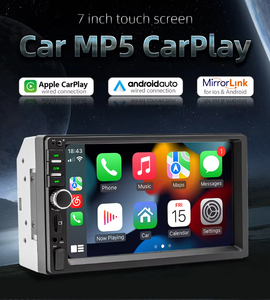 7インチダブルディンステレオオートラジオAndroid7 "カー<span class=keywords><strong>MP5</strong></span>プレーヤー2 DinタッチスクリーンBTUSB FM AUX SD7010B - Product Image 5