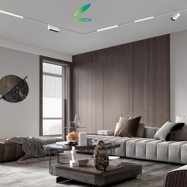 Commercial Rail Lamp Focus Cob 20W 30W Spot Lights Linear Spotlight System Led Aluminum Housing Led Track Light