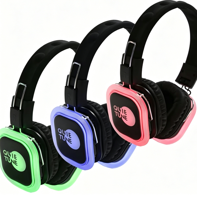 Silent Disco Headphone Wholesale F39 500M Control Distance Quiet Party Headset Stereo Silent Disco Earphone and Transmitter