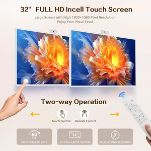 Nouveau Portable >55 pouces LED UHD 120Hz moniteur tactile IPS écran Rotation USB WiFi Smart TV en ligne étude de travail - Product Image 5