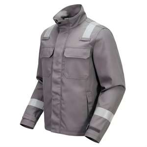 Fábrica China que Produce Ropa de Trabajo de Alta Visibilidad OEM, Traje de Trabajo Mecánico de Color Azul - Product Image 3