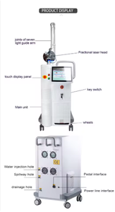 Máquina de rejuvenecimiento de la piel, eliminación de tatuajes con láser fraccional de CO2, rejuvenecimiento vaginal y tensado de la piel, la más vendida. - Product Image 3