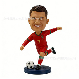 Figura de resina personalizada de estrella de fútbol, modelo BHJ-087, para regalo empresarial o decoración. - Product Image 2