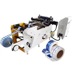 automatic label Cutting roll material machine and roll to pieces cutting machine