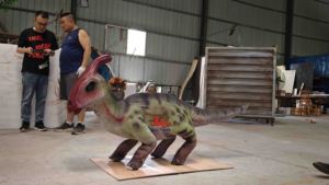 Alta tecnologia Parasaurolophus Prop per <span class=keywords><strong>parco</strong></span> <span class=keywords><strong>divertimenti</strong></span> personalizzabile dinosauro robotico <span class=keywords><strong>con</strong></span> funzioni da passeggio e ruggenti - Product Image 6