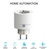 Prise intelligente standard allemande SLS, type EU Schuko 16A avec moniteur de puissance, lumière LED, certifiée Wi-Fi, 3400W