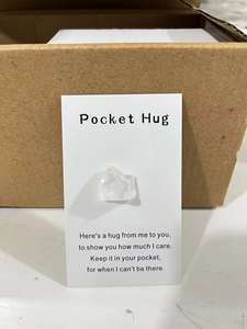 Carte fermée de colonne de cristal de décoration de poche en cristal porte-bonheur naturel multicolore en gros - Product Image 5