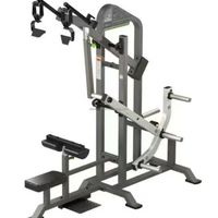 Máquina Comercial de Polea para Ejercicios de Tracción Lateral y Remo Sentado, Entrenador de Fuerza para Espalda, Estructura de Acero Reforzada, Equipo de Gimnasio Duradero