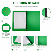 Carpeta de Papel A4 FC con Logotipo Personalizado, Carpeta de PVC para Informes Médicos, de Enfermería y Administrativos, Carpeta de Archivo para Documentos