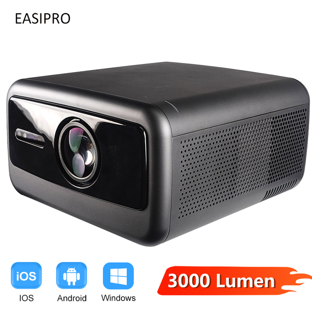3000 ANSI Lumens Full HD 1080P Projector 65-300inch Home Theater Projection Auto Focus Keystone Android WiFi Projector
