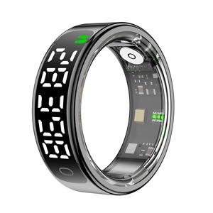 Anillo Inteligente R13 con Pantalla LED, Resistente al Agua IP68, Monitor de Ritmo Cardíaco, Monitor de Sueño, Podómetro, Control por Aplicación Bluetooth, 5g - Product Image 3