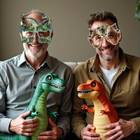 Ensemble de 12 lunettes photo en papier sur le thème des dinosaures, best-sellers pour les fêtes d'anniversaire