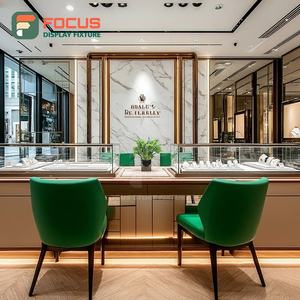 Vitrine de centre commercial sur mesure pour bijoux, surface polie, présentoir commercial pour magasin - Product Image 6