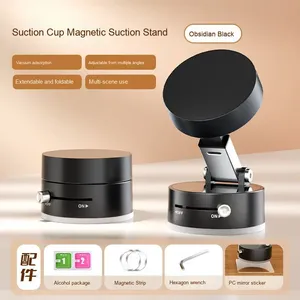 Supporto Multifunzionale a Ventosa, <span class=keywords><strong>Pieghevole</strong></span> e Telescopico, Supporto Magnetico Bifacciale per Telefono da Cucina - Product Image 3