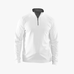 Suéter de Cuello Alto con Media Cremallera para Hombre, Diseño de Cierre de Cremallera de un Cuarto, OEM y ODM Personalizables, Ropa Deportiva Informal - Product Image 2