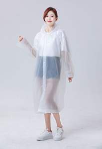 Adulto Longo Corpo Inteiro EVA <span class=keywords><strong>Raincoat</strong></span> Atacado para DriftingThickened Adulto Translúcido Frosted <span class=keywords><strong>Raincoat</strong></span>-Reutilizável Rain Poncho - Product Image 4