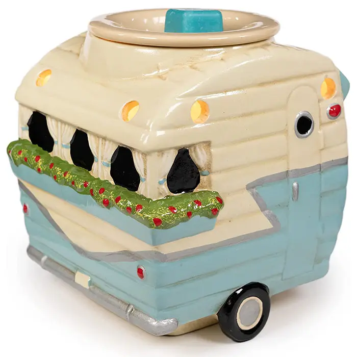 Oldies – chauffe-cire Antique de camping-car-fusion et brûleur de Cube de cire Vintage