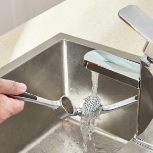 Presse-ail manuel ergonomique en acier inoxydable, hachoir, presseur, <span class=keywords><strong>outil</strong></span> multifonctionnel, compatible lave-vaisselle, pour l'ail, le gingembre, les fruits, la cuisine - Product Image 4