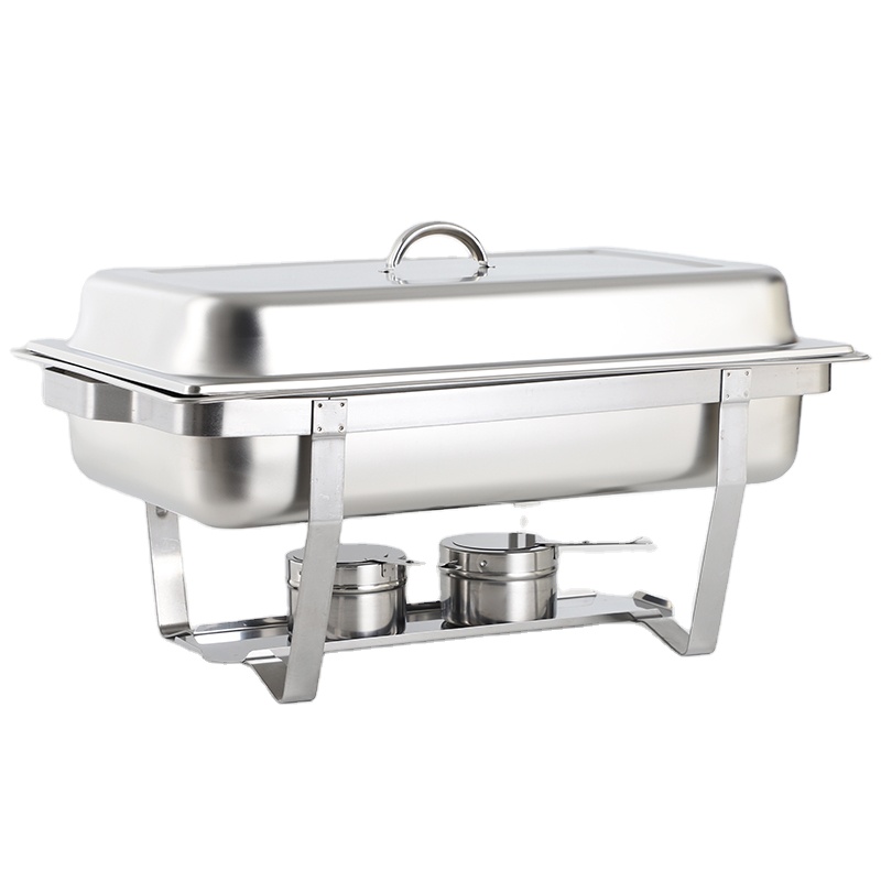 Chafing Dish Buffet Rotondo In Acciaio Inox 5L Con Coperchio Trasparente – Oro, Per Ristoranti, Matrimoni E Feste
