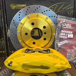 Vente flash : Modification pour étriers <span class=keywords><strong>Brembo</strong></span> 4 pistons avant en alliage d'aluminium forgé, disques en acier perforés pour BMW F56 - Product Image 3