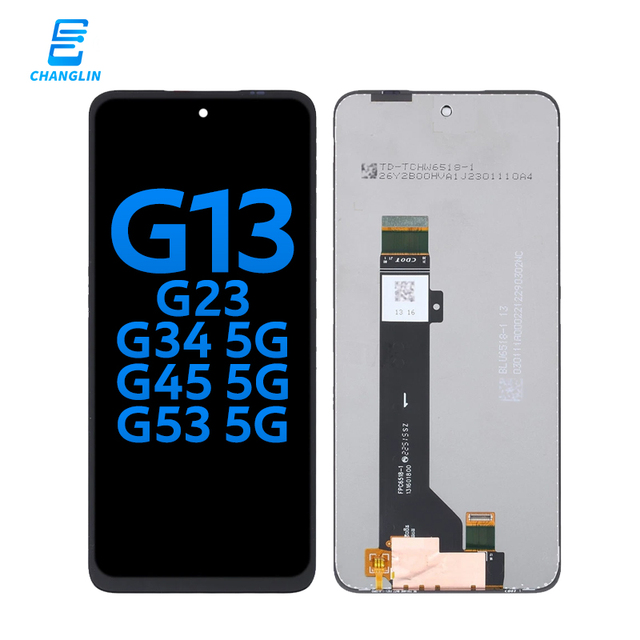 Motorola Moto G13/G23/G34/G45/G53 5G Mobile Phone LCD Touch Screen Replacement Assembly 1 Year Sapphire Hardness 6.5'' Display