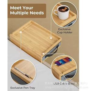 Wooden <b>Nightstand</b> With Drawer Storage For Bedroom Use - Product Image 3