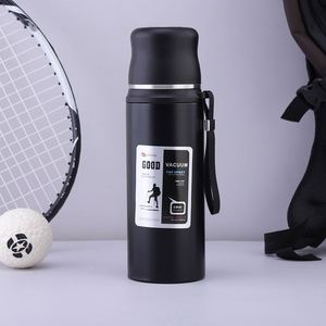 High Quality 304 Stainless Steel Insulation Vacuum <b>Flask</b> Outdoor Sports Drinking Water <b>Bottle</b> With Rope - Product Image 1