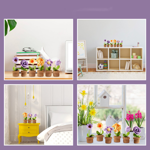 Easy to Do Handmade Kids DIY Craft Plant Flower <b>Crochet</b> and Sewing <b>Set</b> <b>Crochet</b> Knitting Kit - Product Image 6