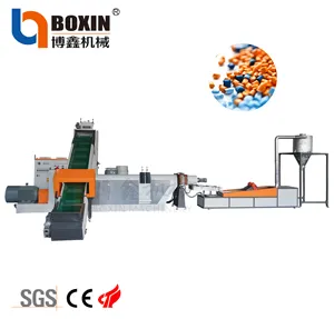 Double-stage granulator machine Large Capacity waste plastic film recycling r pelletizing machine