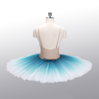 Jupe tutu de ballet pour filles, jupe de danse classique pour enfant, tutu professionnel