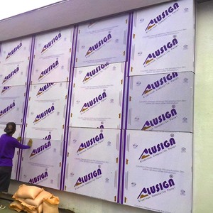 الأسود والأبيض غشاء رقيق واقٍ من البولي إثيلين للألومنيوم لوح مركب ورقة - Product Image 2