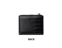 Dompet Pendek Wanita Kulit PU Gaya Korea dengan Kancing, Kapasitas Besar, Banyak Slot Kartu, Tempat Kartu dengan Kantong Koin