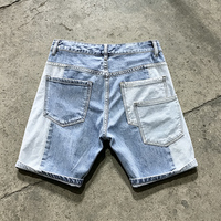 Shorts en jean déchirés et délavés taille haute vintage personnalisés pour hommes – Fabricant de shorts en jean amples sur mesure pour hommes