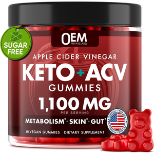 Penjualan laris rasa ceri 1100mg Keto ACV permen karet cuka sari apel dengan Ekstrak kacang kopi hijau prebiotik B <span class=keywords><strong>Vitamin</strong></span> - Product Image 1